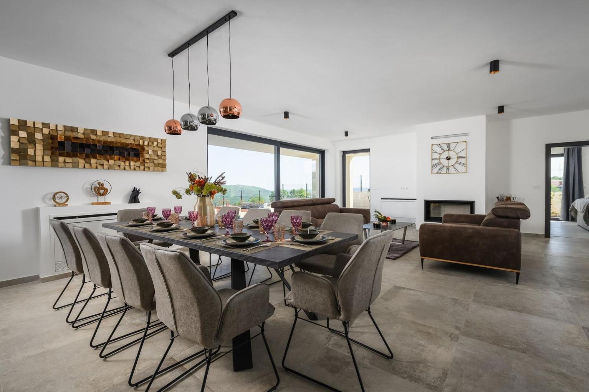 Villa De La Vie With Heated Swimming Pool Raša Εξωτερικό φωτογραφία