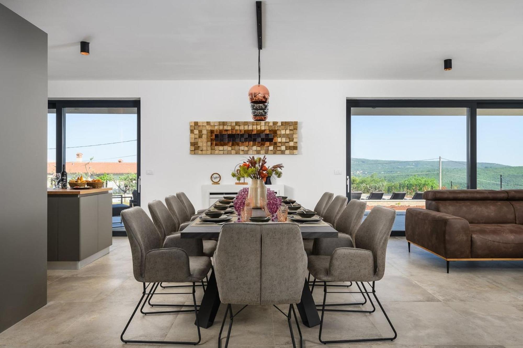 Villa De La Vie With Heated Swimming Pool Raša Εξωτερικό φωτογραφία