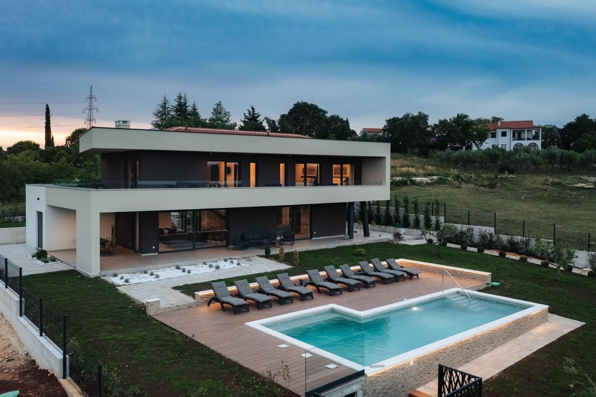 Villa De La Vie With Heated Swimming Pool Raša Εξωτερικό φωτογραφία